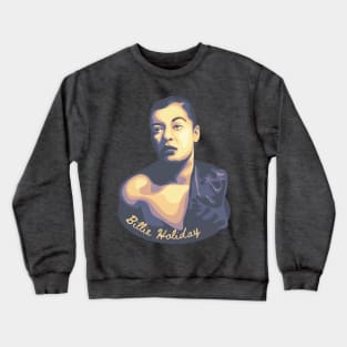 Billie Holiday Portrait Crewneck Sweatshirt